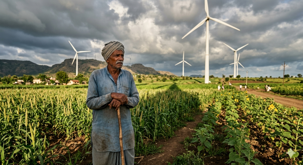 pavan chakki farmar khet compensation